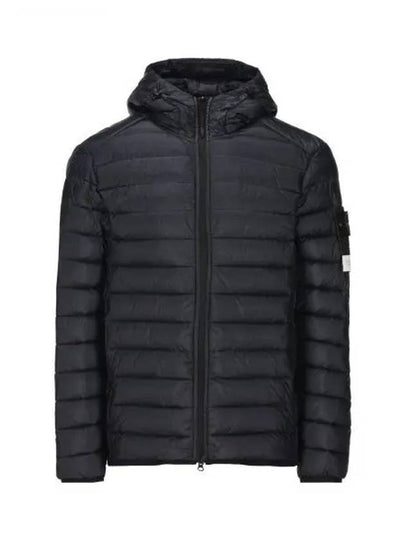 Loom Woven Chambers R Nylon Down TC Light Hoodie Down Jacket Midnight Blue - STONE ISLAND - BALAAN 2