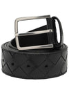 Intrecciato Belt Black - BOTTEGA VENETA - BALAAN 2