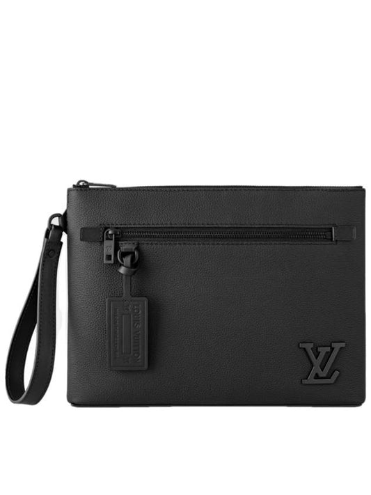 Louis Vuitton Lv Aerogram Ipad Clutch Bag Black - LOUIS VUITTON - BALAAN 2