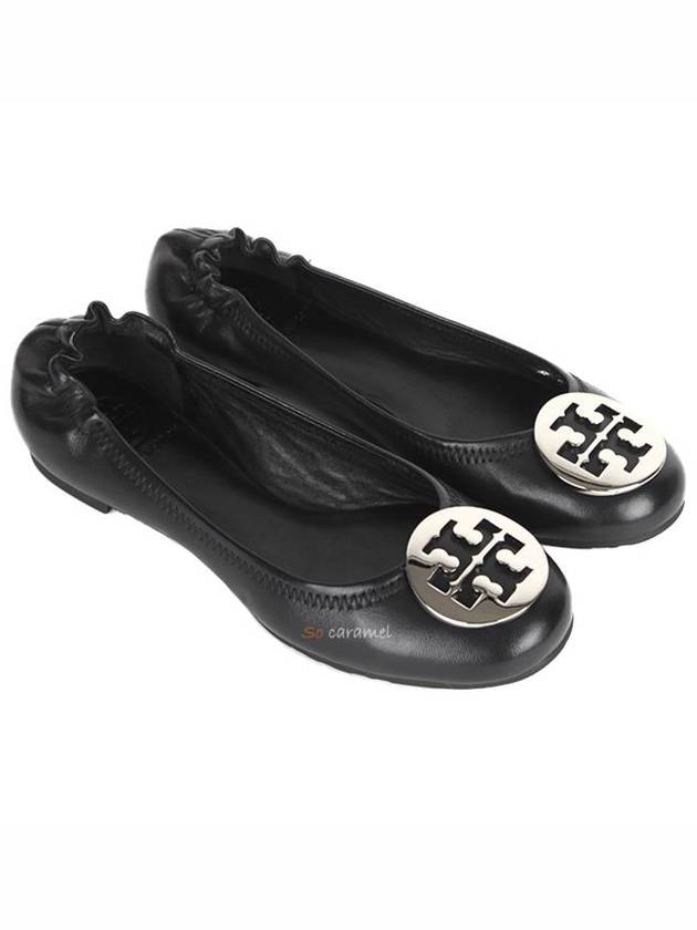 Silver logo classic ballet shoes 50008606 - TORY BURCH - BALAAN 1