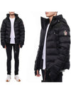 Camurac Short Down Padding Black - MONCLER - BALAAN 3