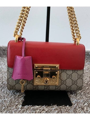 Padlock GG Supreme shoulder bag 409487 - GUCCI - BALAAN 1