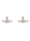 Women's Small Neo Bath Relief Earrings Platinum Vintage Rose - VIVIENNE WESTWOOD - BALAAN 1