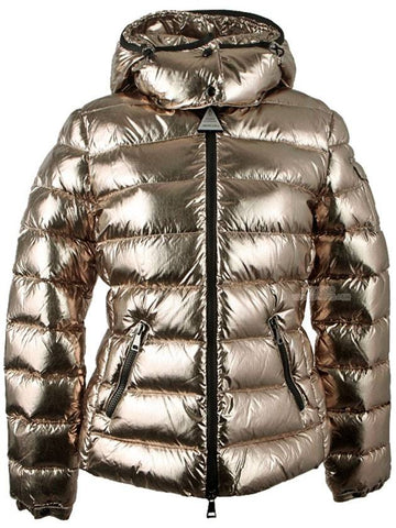 Women's Bady Metallic Nylon Down Padding Gold - MONCLER - BALAAN 1