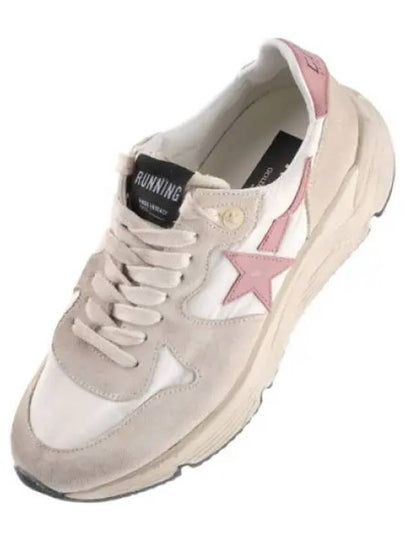 Running Sole Suede Low Top Sneakers Cream - GOLDEN GOOSE - BALAAN 2