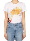 Nanilux sequin flower printing t shirt 445464 QHZA6 0900 - ALEXANDER MCQUEEN - BALAAN 3