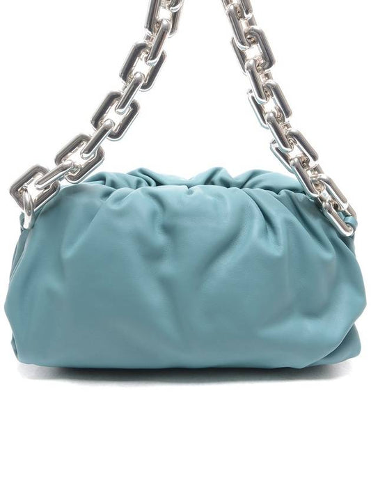 Chain Pouch Shoulder Bag Blue - BOTTEGA VENETA - BALAAN 2