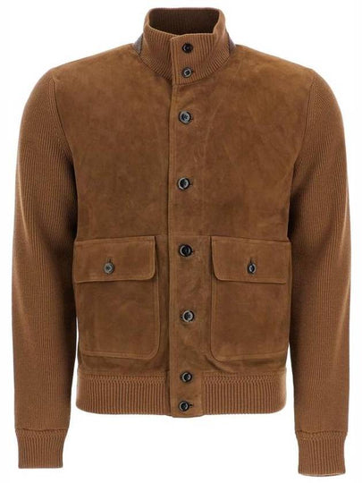 Suede Jacket Brown - TOM FORD - BALAAN 2