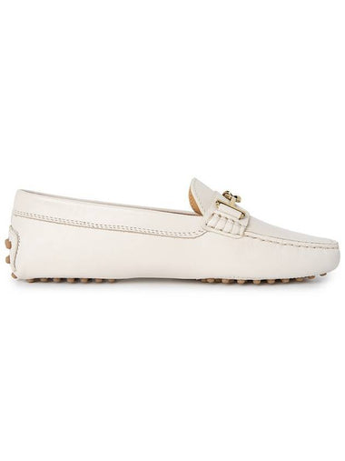 Women's Gommino Driving Shoes White - TOD'S - BALAAN 1