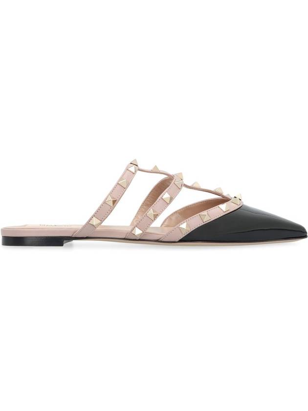 Valentino Garavani Valentino Garavani - Rockstud Patent Leather Mules - VALENTINO - BALAAN 2