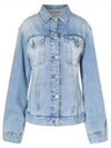 Regular Fit Denim Jacket Light Blue - ACNE STUDIOS - BALAAN 2