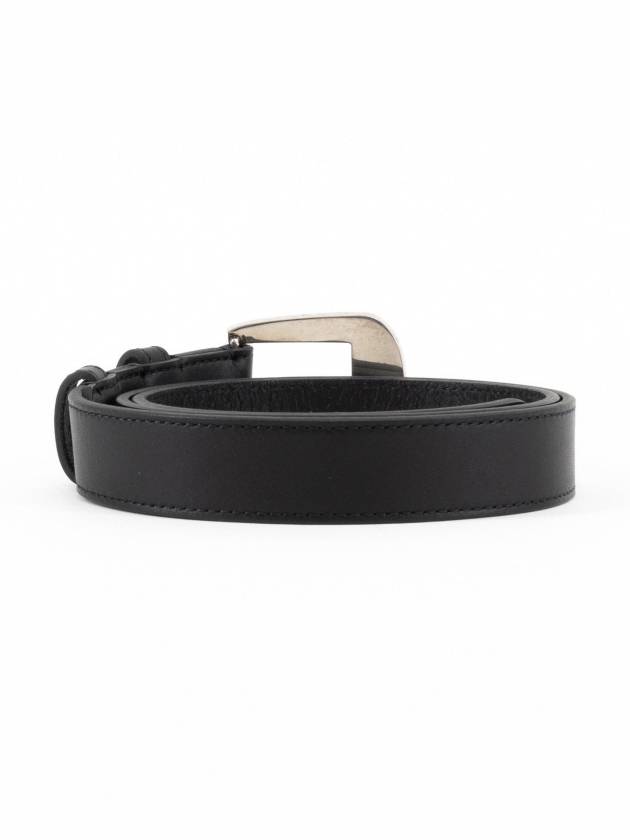 Medium Marco Vintage Calfskin Belt Black - CELINE - BALAAN 4