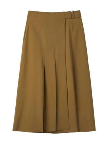 Spiro pleated wrap skirt mustard - STUDIO NICHOLSON - BALAAN 1