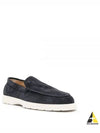 Casual Suede Slipper Loafers Navy - TOD'S - BALAAN 2