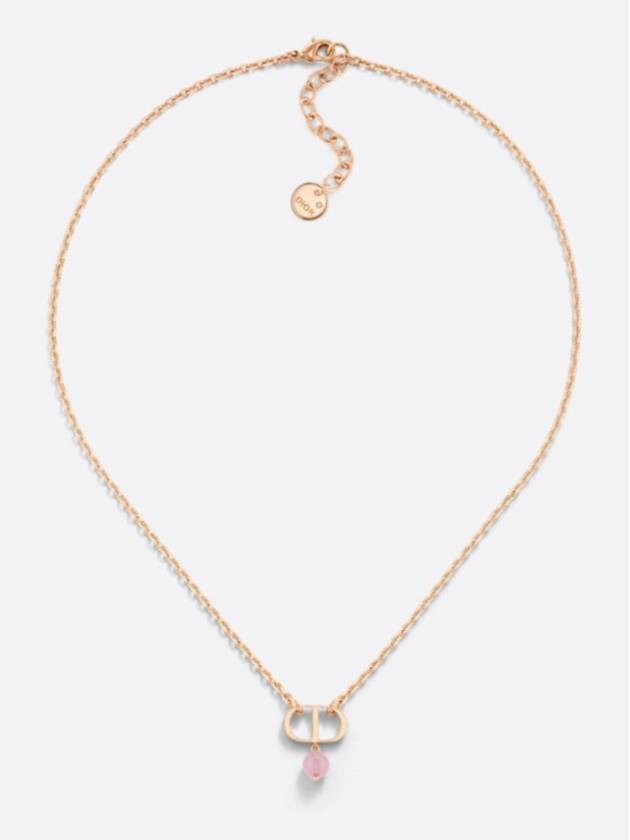 Petite CD Necklace Pink - DIOR - BALAAN 2