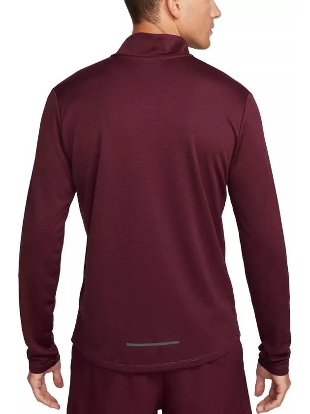 Pacer Dry Fit Half Zip Long Sleeve T-shirt Red - NIKE - BALAAN 3