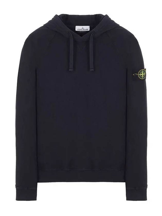 Men's Waffen Patch OLD Treatment Cotton Hoodie Navy - STONE ISLAND - BALAAN 2