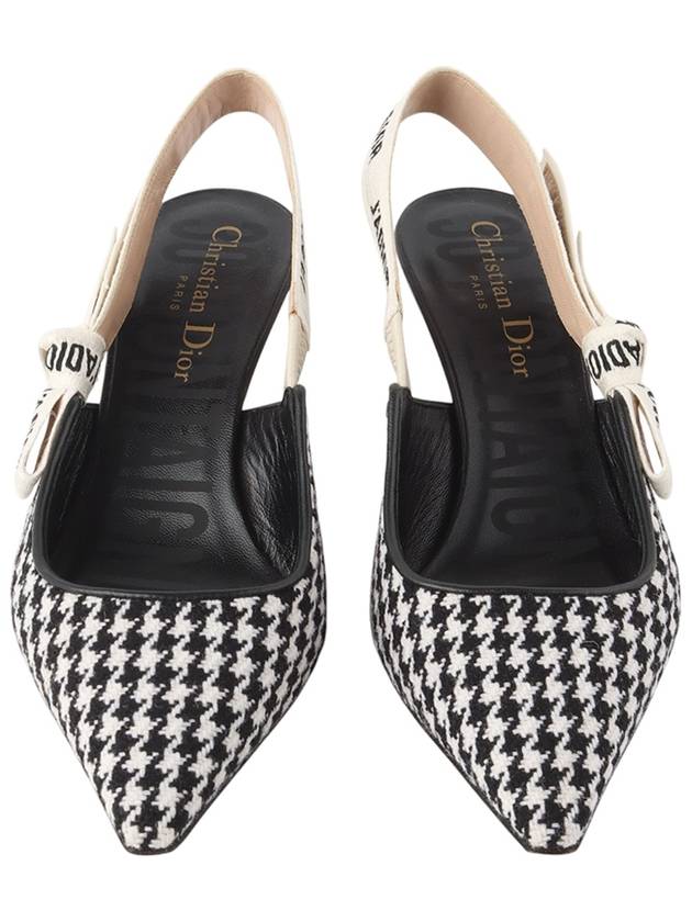 KCP555PLR Jar Houndstooth Pumps Heel Slingback Size 35 33814Y - DIOR - BALAAN 2