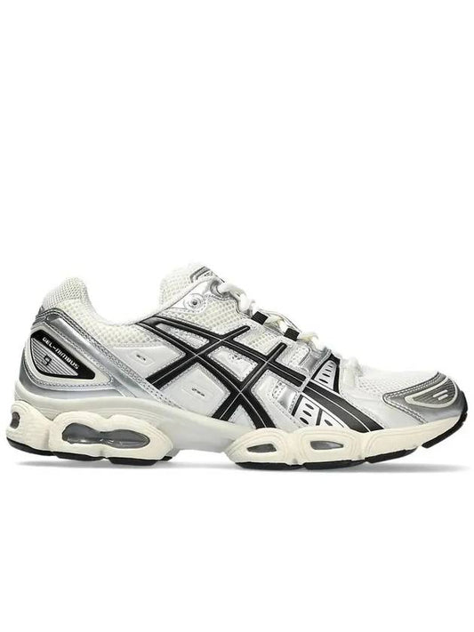 Gel Nimbus 9 Low Top Sneakers White Black Sliver - ASICS - BALAAN 2