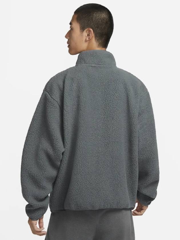 Club Fleece Winterized Zip-Up Jacket Iron Grey - NIKE - BALAAN 3