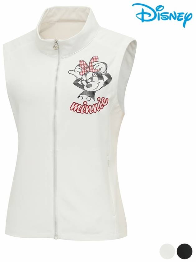 Women s Artwork Zip up Vest DO1LJV010 - DISNEY GOLF - BALAAN 1