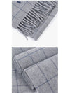 Reversible Check Muffler Grey - POLO RALPH LAUREN - BALAAN 4