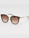 Eyewear Round Oversize Asian Fit Sunglasses Havana - GUCCI - BALAAN 6