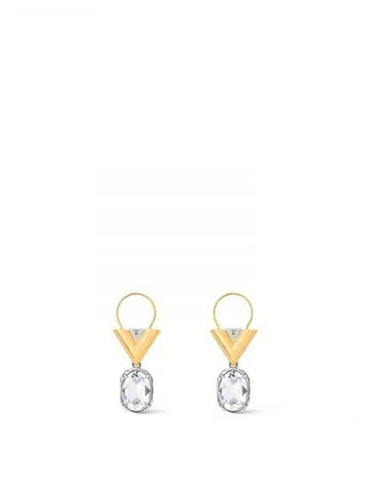 V For Vuitton Earrings Gold - LOUIS VUITTON - BALAAN 2