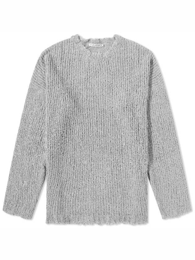 Men's Boucle Knit Top Grey - OUR LEGACY - BALAAN 1