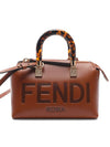 By The Way Small Leather Tote Bag Brown - FENDI - BALAAN 3