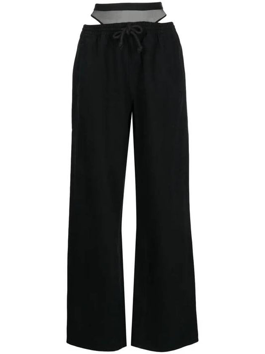 WoW Women's Layered Track Pants 4DC4234164 21434665 - ALEXANDER WANG - BALAAN 1