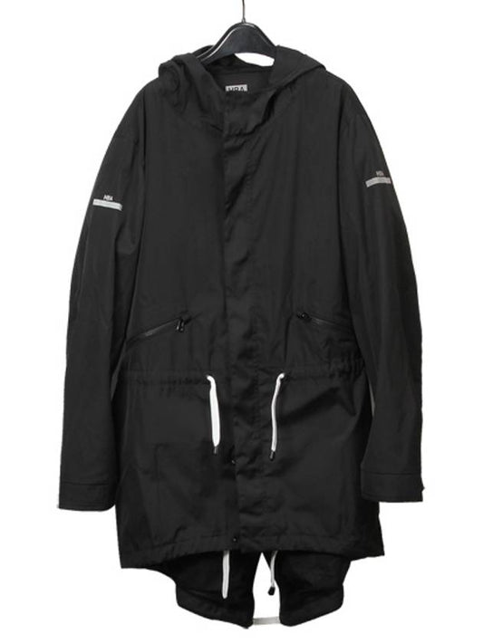 Sporty Parka HMEC001S16117049 1010 BLACK HBA001 - HBA HOOD BY AIR - BALAAN 1