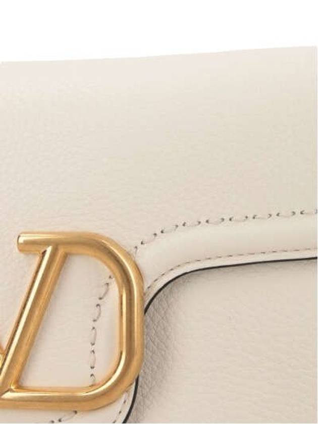 All Time Grainy Calfskin Shoulder Bag Ivory - VALENTINO - BALAAN 8