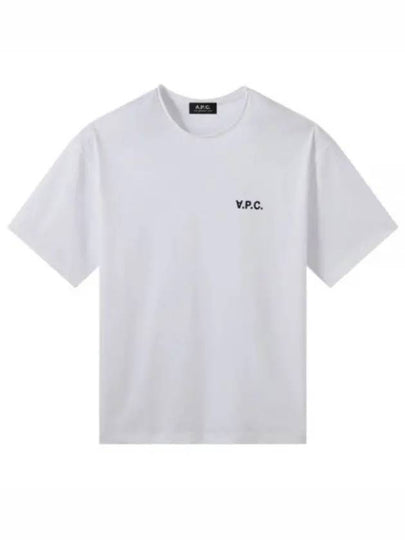 Karol Small Felt Logo Short Sleeve T-Shirt White - A.P.C. - BALAAN 2