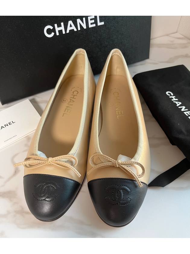 Female Ballerina Black Beige G02819 - CHANEL - BALAAN 2