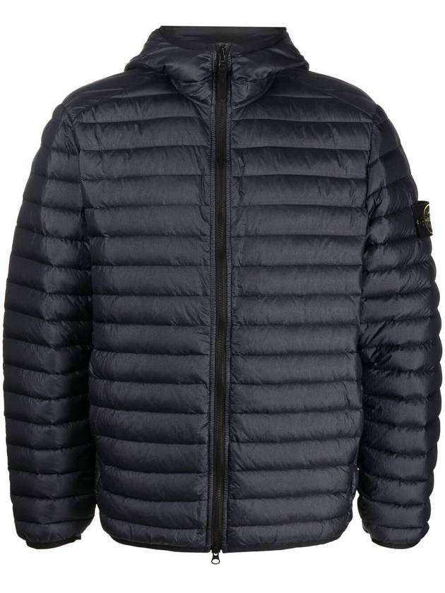 Loom Woven Chambers R-Nylon Down-TC Packable Jacket Black - STONE ISLAND - BALAAN 2