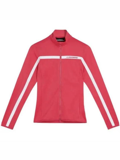 Women's Zenith Mid Layer Zip-Up Jacket Pink - J.LINDEBERG - BALAAN 2