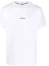 Marble Back Logo Short Sleeve T-Shirt White - STONE ISLAND - BALAAN 2