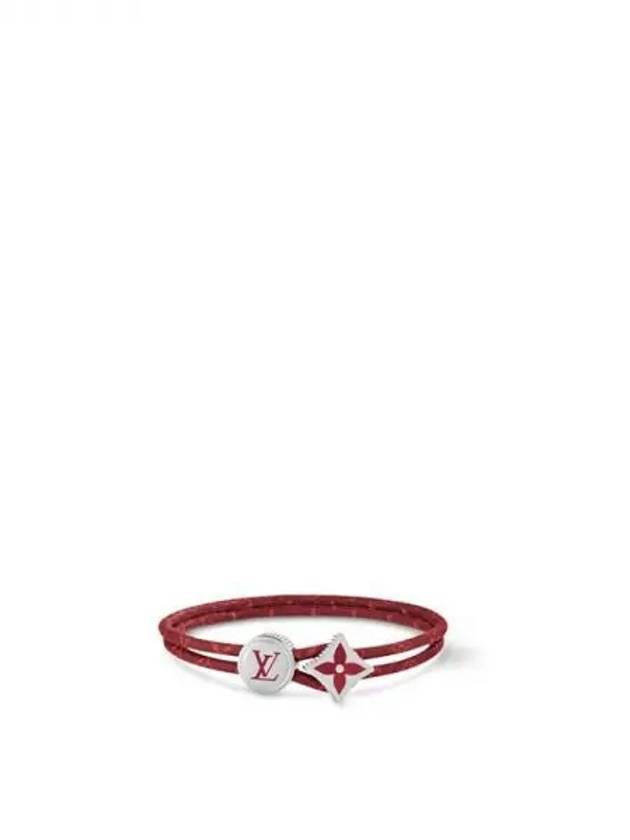 Catch It Monogram Canvas Bracelet Red - LOUIS VUITTON - BALAAN 1