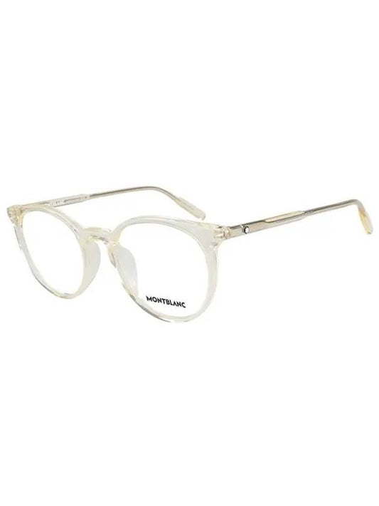 Eyewear Round Acetate Glasses White - MONTBLANC - BALAAN 2