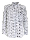 All-Over Print Long-Sleeved Shirt White - COMME DES GARCONS - BALAAN 2