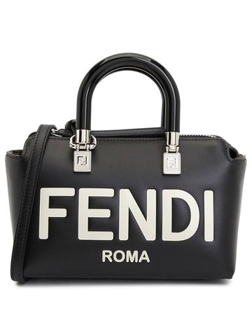 By The Way Small Leather Tote Bag Black - FENDI - BALAAN 1