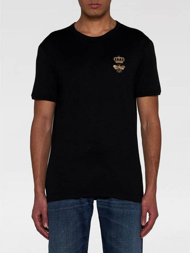 T-shirt basic con mini logo Dolce & Gabbana - DOLCE&GABBANA - BALAAN 1