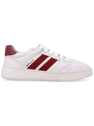 Rebby Leather Low-Top Sneakers White - BALLY - BALAAN 1