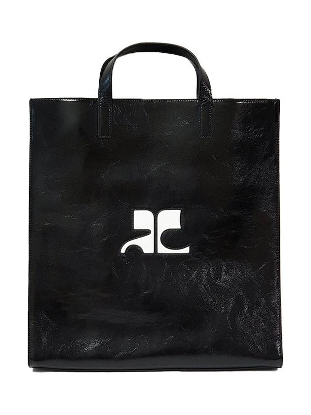 Heritage Leather Tote Bag Black - COURREGES - BALAAN 2