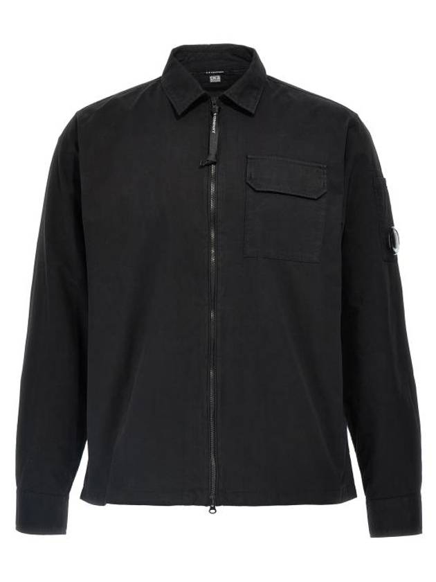 CP Company Long Sleeve Shirt 18CMOS124A110143G999 Black - CP COMPANY - BALAAN 2