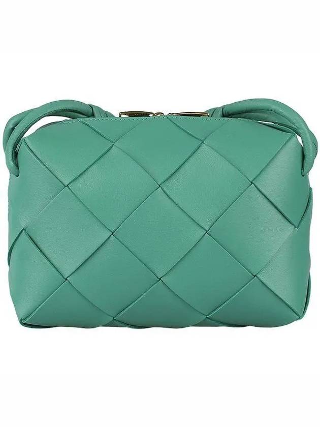 Cassette Intrecciato Small Cross Bag Green - BOTTEGA VENETA - BALAAN 2