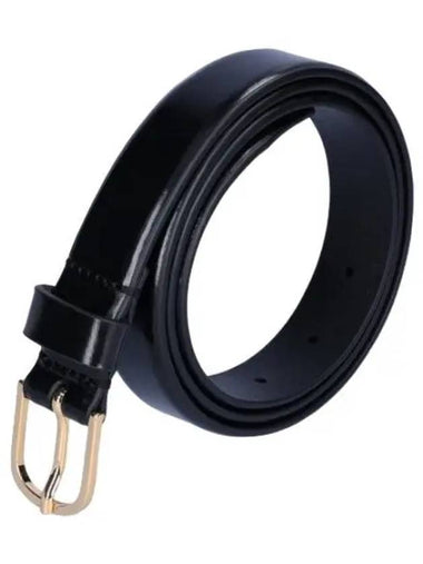 Slim trousers leather belt black - TOTEME - BALAAN 1