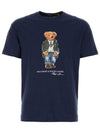 Polo Bear Print Short Sleeve TShirt Navy 710854497 034 - RALPH LAUREN - BALAAN 1