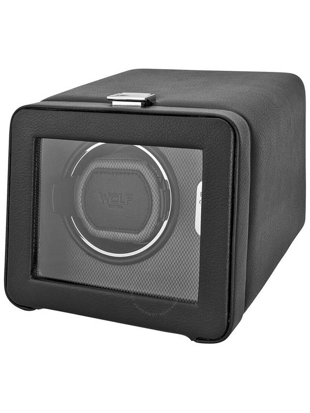 Wolf Windsor Module 2.5 Black Leather Single Watch Winder 4525029 - WOLF - BALAAN 1